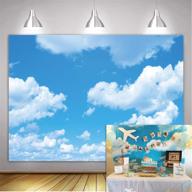 📸 gya 7x5ft blue sky white clouds photography backdrop — sunshine sky clouds theme photo booth wedding party decoration background — studio props vinyl logo