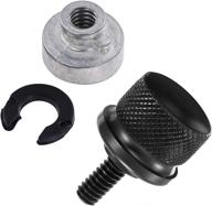 🔩 amazicha black stainless steel seat bolt screw nut mount kit for harley davidson touring sportster softail dyna 1996-2021: a comprehensive review logo