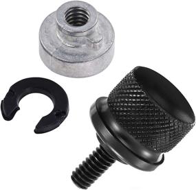 img 4 attached to 🔩 Amazicha Black Stainless Steel Seat Bolt Screw Nut Mount Kit for Harley Davidson Touring Sportster Softail Dyna 1996-2021: A Comprehensive Review