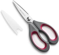 🔪 bellemain premium ultra sharp kitchen shears & multi-purpose scissors: versatile tools with soft grip logo