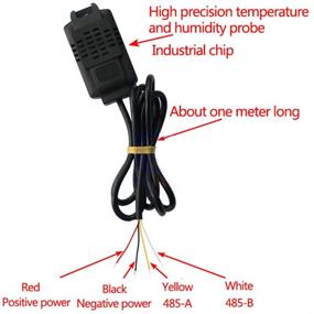 img 1 attached to 🌡️ HiLetgo RS485 SHT20 Датчик температуры и влажности модуль | Высокоточный датчик передатчика для мониторинга температуры и влажности | Modbus-совместимый с проводом длиной 1М