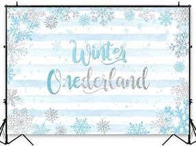img 3 attached to Avezano Onederland Snowflake Background Decoration
