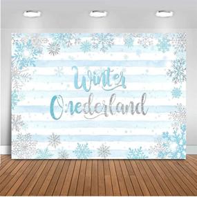 img 1 attached to Avezano Onederland Snowflake Background Decoration