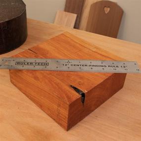 img 2 attached to 📏 Peachtree Woodworking Test, Measure & Inspect: Stainless Center Finder for Accurate Positioning
