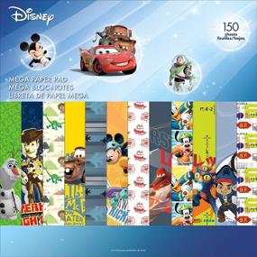 img 2 attached to 🚀 Trends International Disney Mega Paper Pad for Boys - 150 Pages