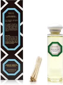 img 2 attached to 🌲 HOUZZ Interior Woodland Pine Reed Diffuser Refill Oil – Cedar, Pine, and Sandalwood – Holiday Scented Oil – No Sulfates or Parabens – Made in The USA