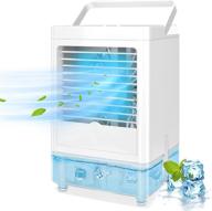 taeccl portable air conditioner evaporative air cooler: timer, humidifier, misting fan, rechargeable cooling fan - ideal for room, office logo