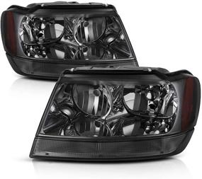 img 4 attached to Улучшите свой Jeep Grand Cherokee с фарой проектора AUTOSAVER88 OE для четкого видения и стильного внешнего вида.