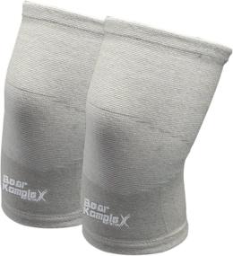 img 4 attached to 🐻 Bear KompleX LITE Neoprene Knee Sleeves - Enhanced Support for Workouts & Running | Sold in Pairs - Crossfit Training, Weightlifting, Wrestling, Squats & Gym Use | 4mm Thickness Options for Men & Women