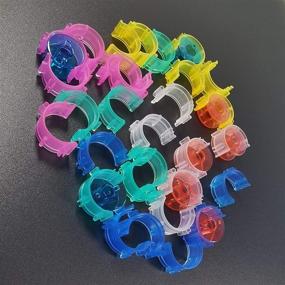 img 2 attached to WUWEOT 100 Pack Bobbin Holder - Colorful Sewing Bobbin Clamp Clips to Prevent Thread Tails from Unwinding - No Loose Ends or Thread Tails (5 Colors)