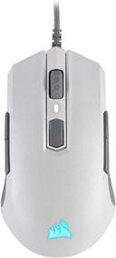 img 4 attached to 🐭 Corsair M55 RGB Pro: универсальная игровая мышь с несколькими хватами, сенсор с разрешением 12 400 DPI, 8 программируемых кнопок - белая.