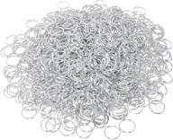 🛡️ chainmail ring kit - silver tone aluminum jump rings - 500 pcs for armor & jewelry making by mandala crafts logo