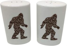 img 4 attached to Quirky and Stylish Bigfoot Gifts: Sasquatch Salt and Pepper Shakers Set