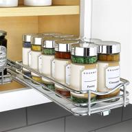 optimized lynk spice rack: sliding cabinet organizer for pull-out convenience logo