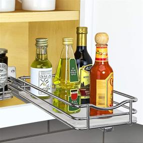 img 1 attached to Optimized Lynk Spice Rack: Sliding Cabinet Organizer for Pull-Out Convenience