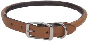 img 2 attached to 🐶 Coastal Pet - Circle T - Tan Oak Tanned Leather Round Dog Collar