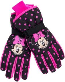 img 1 attached to Disney Girls Insulated Snow Gloves - Accessories for Girls in Cold Weather