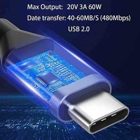 img 2 attached to ⚡ Ультрадлинный кабель USB C до USB C длиной 20 футов 60 Вт для быстрой зарядки - Samsung S21 Ultra, MacBook Pro 2020, контроллер PS5, Xbox Series S/X, Google Pixel 5/4a и многое другое!