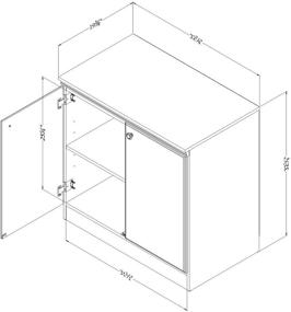 img 2 attached to South Shore 7246722 Storage Adjustable Furniture