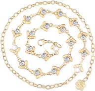 💎 sparkling glamorstar chain rhinestone crystal silver women's accessories: must-have fashion statement! logo