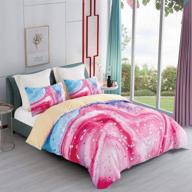 🛏️ colorful marble watercolor bedding for kids - explore kinbedy's home store logo