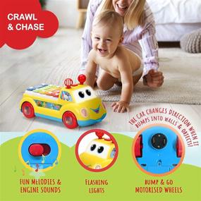 img 1 attached to 🎶 CoolToys Baby Xylophone Musical Car Toy for Toddlers: 3-in-1 Developmental Kids Instrument, Light & Sound, Educational Gift