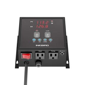 img 1 attached to Inkbird IPB-16S Pre-Wired Digital Temperature Controller for Home Brewing: Heating/Cooling with Independent Pump Control and Thermostat