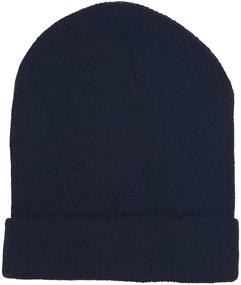 img 1 attached to 🧶 Stay Cozy with Winter Beanies: Cuffed Children Boys' Accessories for Hats & Caps