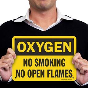 img 2 attached to Oxygen Smoking Plastic - Smartsign S0574PL10