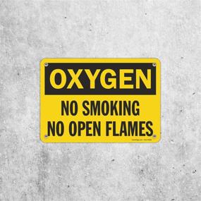 img 1 attached to Oxygen Smoking Plastic - Smartsign S0574PL10