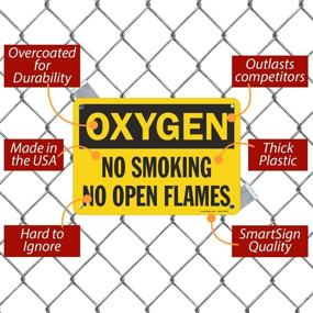 img 3 attached to Oxygen Smoking Plastic - Smartsign S0574PL10