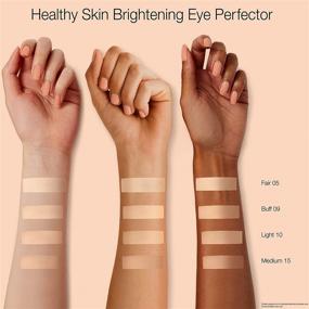 img 2 attached to 💡 Neutrogena Healthy Skin Brightening Eye Perfector & Under Eye Concealer: Dark Circle Treatment Makeup with Soy & Vitamin E Antioxidant, SPF 25, Medium Shade