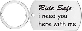 img 4 attached to Biker Keychain Motorcycle Valentines Pendant