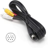 6 ft rca composite av cable - 10 pin audio and video din 🔌 cable - compatible with directv at&t: h25, c31, c41, c41-w, c51, c61, c61-k (not s-video cable) logo