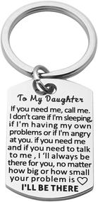 img 3 attached to Meibai Daughter Inspirational Keychain Birthday