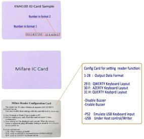 img 1 attached to RFID Reader Dual Frequency 13.56M 125KHz for Mifare /EM /1386 Family Card USB Reader with Wide Compatibility and Bonus Cards