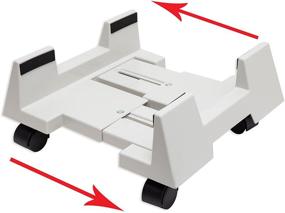 img 3 attached to SY ACC65009 Настольный компьютер с регулируемой высотой и колесами