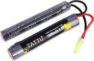 🔋 tattu 9.6v butterfly nunchuck battery pack 1600mah – rechargeable nimh battery for airsoft guns (ics ca tm src jg g36 g&m733) logo