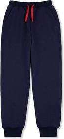 img 4 attached to 👖 DOTDOG Velvet Jogger Sweatpants with Pockets: Stylish Boys' Clothing for Ultimate Comfort