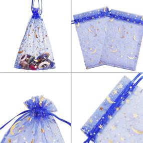 img 2 attached to 🎁 Noverlife 50PCS Sheer Organza Bags with Drawstring, Tulle Mesh Party Favor Gift Bag Jewelry Pouches for Wedding Birthday Baby Shower Festival Cosmetics Perfume Chocolates - 4x6in (10x15cm)