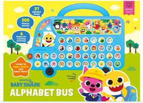 img 3 attached to Познакомьтесь с весельем на автобусе Pinkfong Baby Shark ABC Alphabet - 2-е издание!