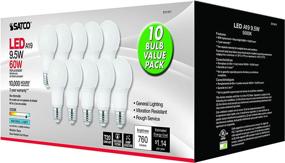 img 1 attached to 💡 Satco S11411 9.5W LED Bulb, Equivalent to 60W