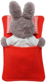 img 4 attached to 🐇 Little Nook Berry Bunny Stuffed Animal: Removable Clothing, Sleeping Bag & Keepsake Box by Manhattan Toy