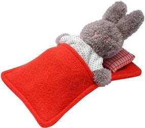img 3 attached to 🐇 Little Nook Berry Bunny Stuffed Animal: Removable Clothing, Sleeping Bag & Keepsake Box by Manhattan Toy