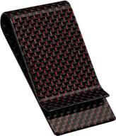 men's accessories: carbon fiber money credit holder logo