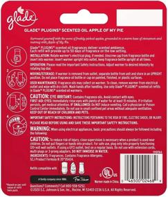 img 2 attached to 🍎 Glade Plugins Apple of My Pie Scented Oil Refill - Dual Pack for Long-lasting Fragrance