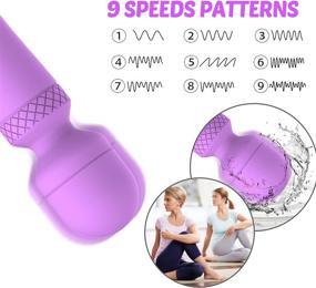 img 2 attached to 💆 Yetrun Personal Handheld Waterproof Vibration Wand Massager - Powerful Rechargeable Device for Relieving Muscle Tension