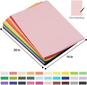 img 3 attached to 🎁 Vibrant 210 Sheets Colored Tissue Paper for Gift Wrapping, Crafts Projects, Party Decorations & More - 30 Rainbow Multicolor Wrap Paper Included!