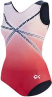 gk gymnastics leotard matching scrunchie logo