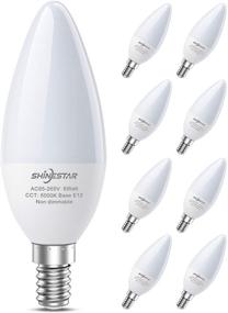 img 4 attached to Equivalent Daylight Candelabra Ceiling Non Dimmable
